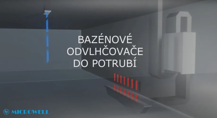 Potrubné bazénové odvlhčovače Microwell DRY DUCT a HORIZON nahrádzajú rekuperácie